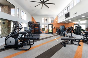 Fully equipped fitness center